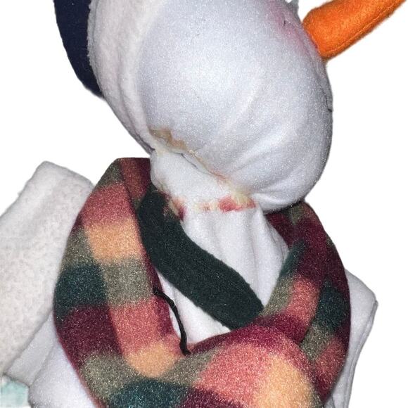 Advent Snowman Christmas Calendar with attached snowman countdown marker 26”L - Picture 7 of 9